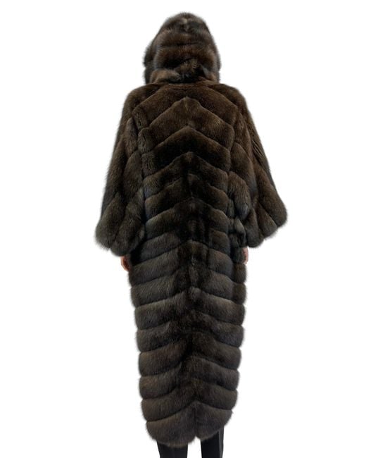 Liska Black Long-Sleeved Coat