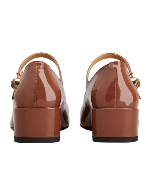 Tod's Brown 40Mm Leather Pumps
