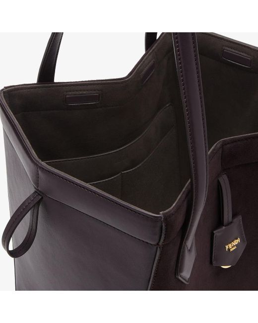 Fendi White Origami Medium Tote Bag