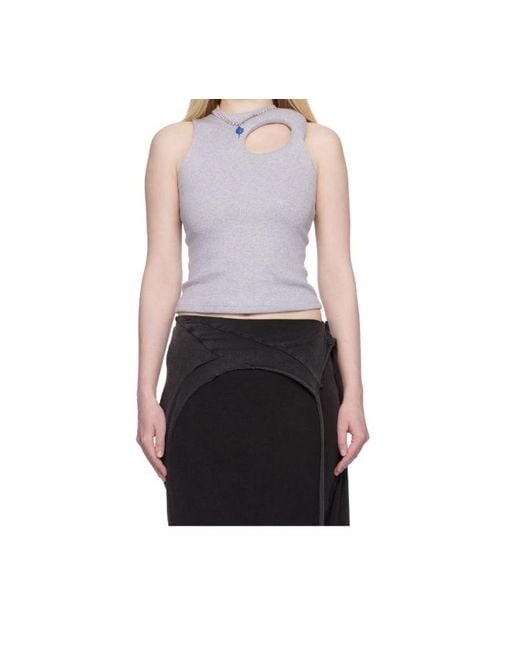 OTTOLINGER Black Hollow-Out Vest