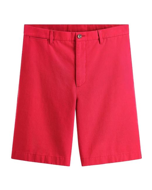 Dior Red Iviera Chino Shorts for men