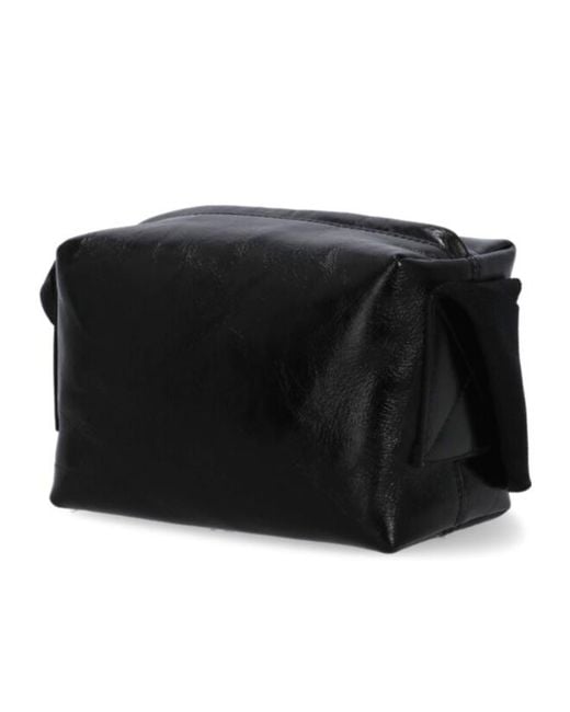 Uma Wang Black Square-Shape Shoulder Bag