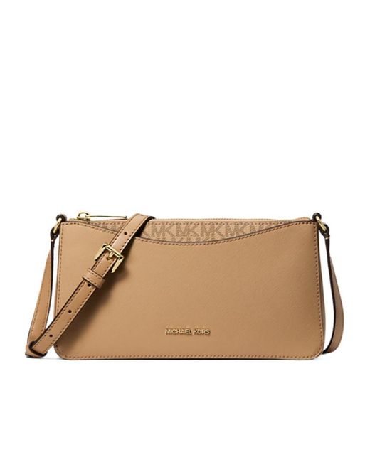 Michael Kors Natural Arden Medium Crossbody Bag