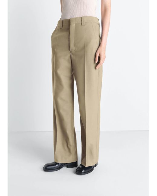 Lemaire Natural Tailored Straight-Leg Pants
