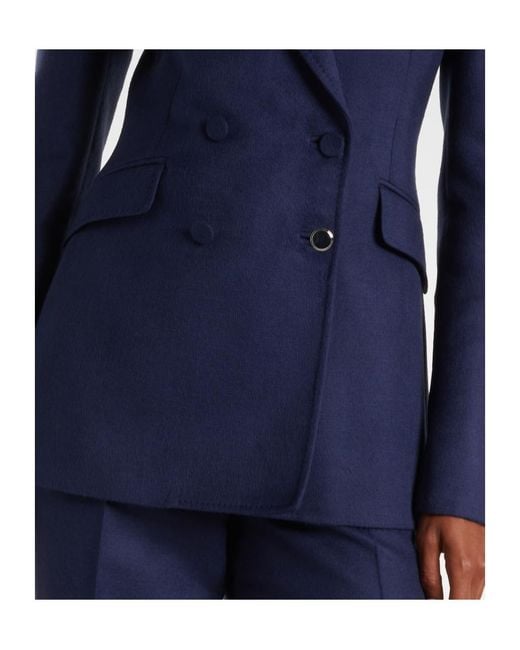 Gabriela Hearst Blue Stephanie Silk Blazer
