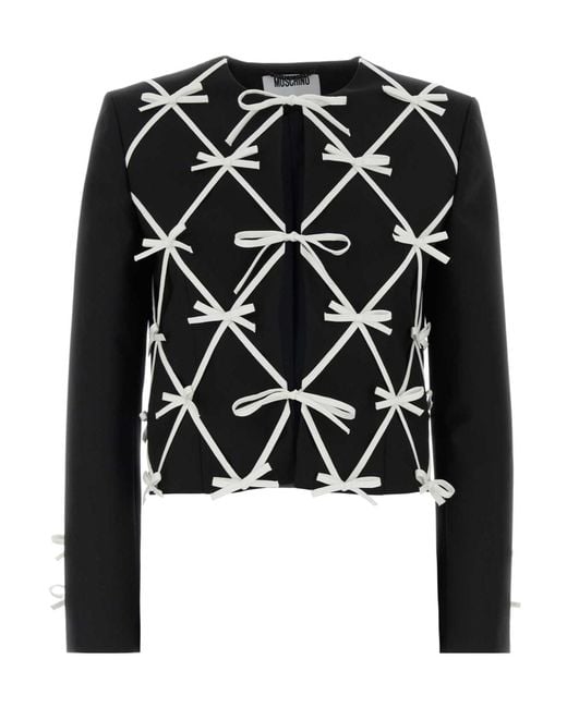 Moschino Black Long-Sleeved Sweater