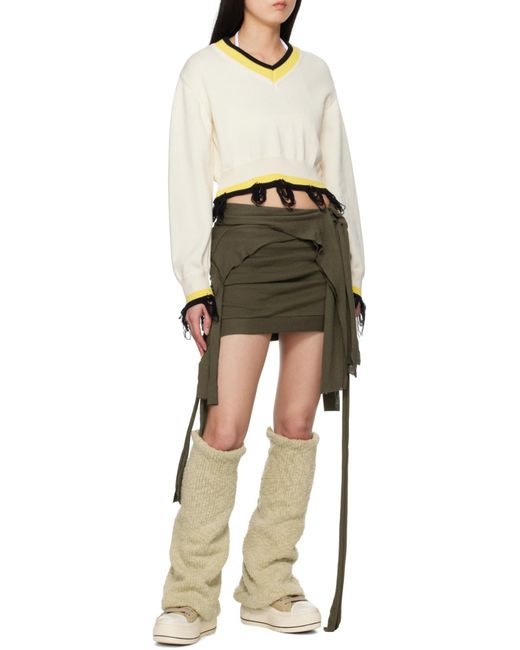 OTTOLINGER White V-Neck Sweater