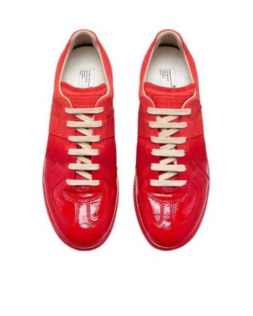 Maison Margiela Red Replica Sneakers