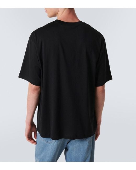 Acne Black Short-Sleeved T-Shirt for men