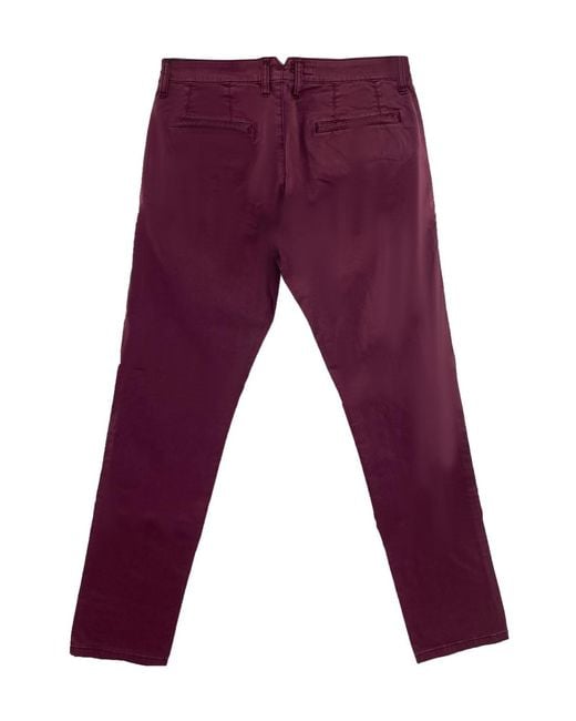 Armani Jeans Purple Belt-Strap Jeans for men