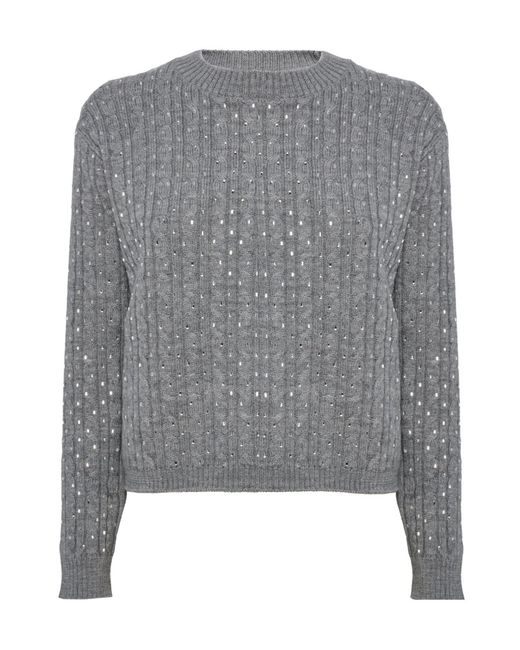 Max Mara Gray Studio Ussuri Crewneck Jumper