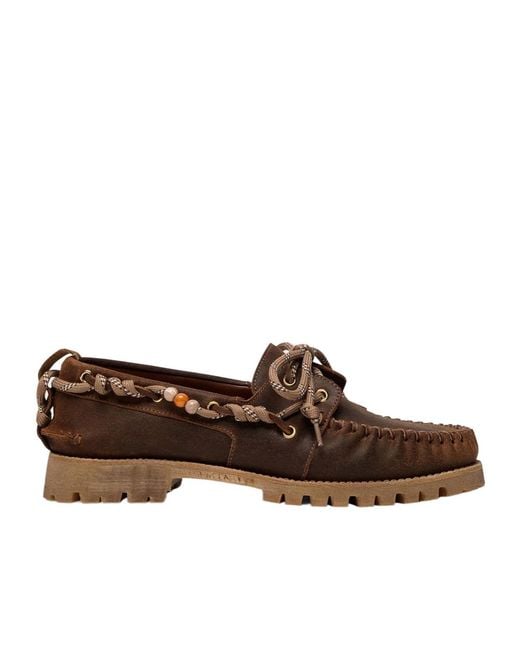 Golden Goose Deluxe Brand Brown Cruise Lace-Up Loafers for men