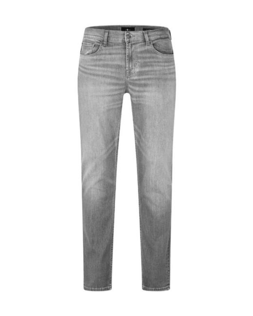 7 For All Mankind Gray Belt Loops Jeans for men