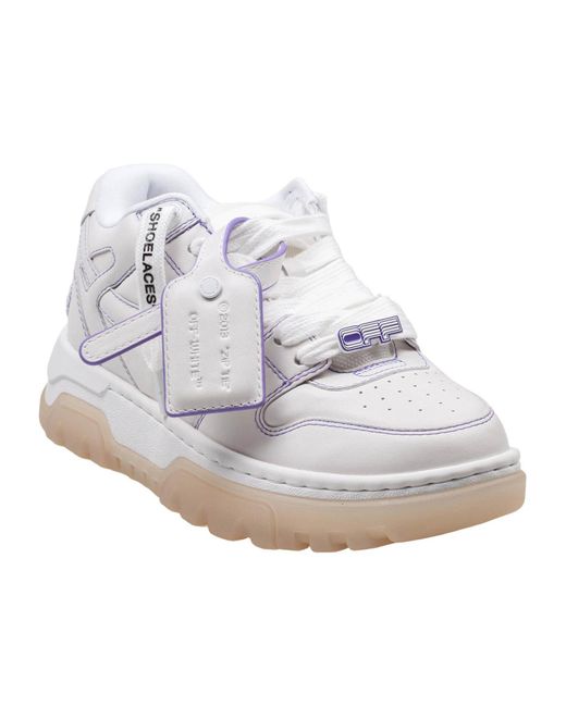 Off-White c/o Virgil Abloh Gray Round-Toe Sneakers for men