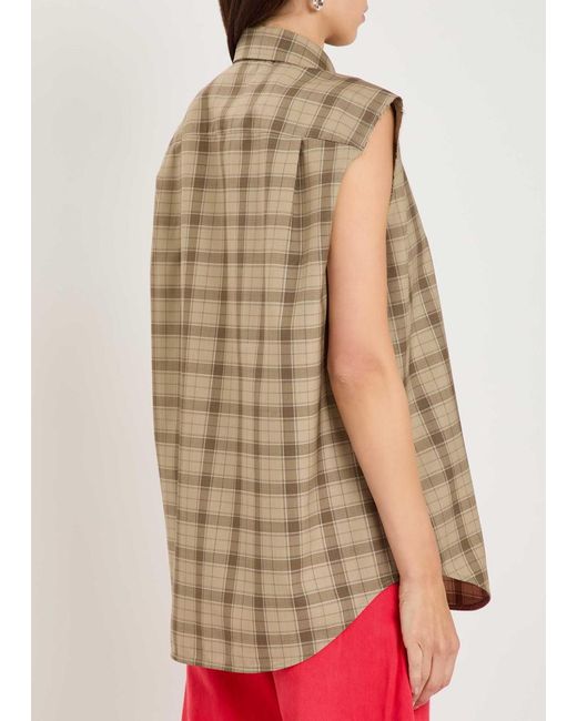 Acne Natural Plaid Shirt