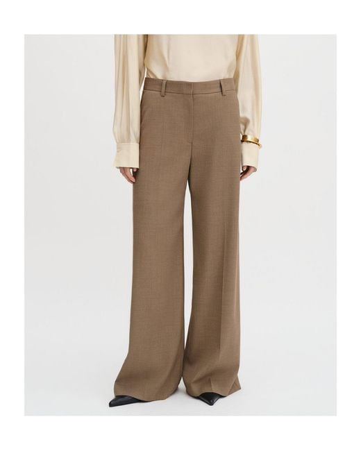 Filippa K Natural High-Rise Wide-Leg Pants