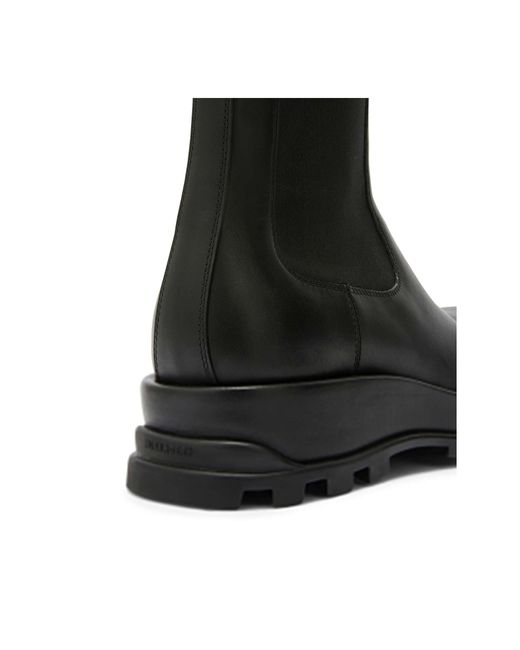 Jil Sander Black Chelsea Boots for men