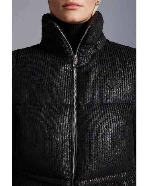 Moncler Black Mergule Down Gilet