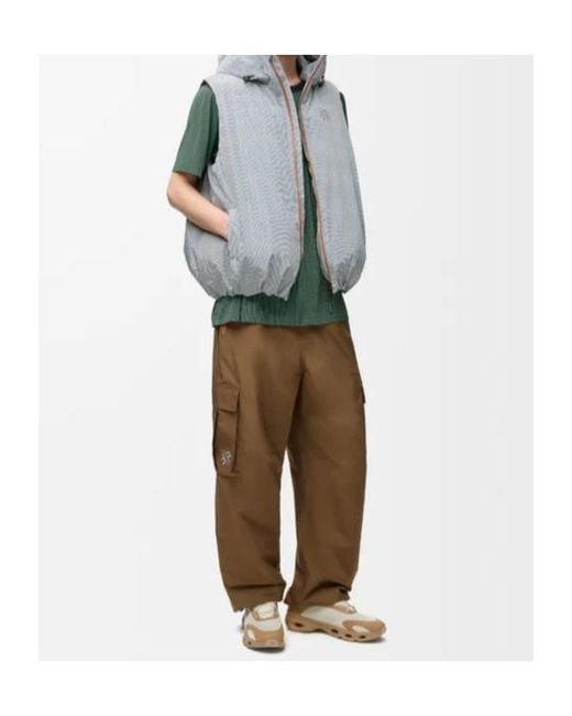 Loewe Gray Puffer Vest for men