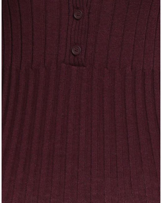 MAX&Co. Purple Ribbed-Knit Jumper