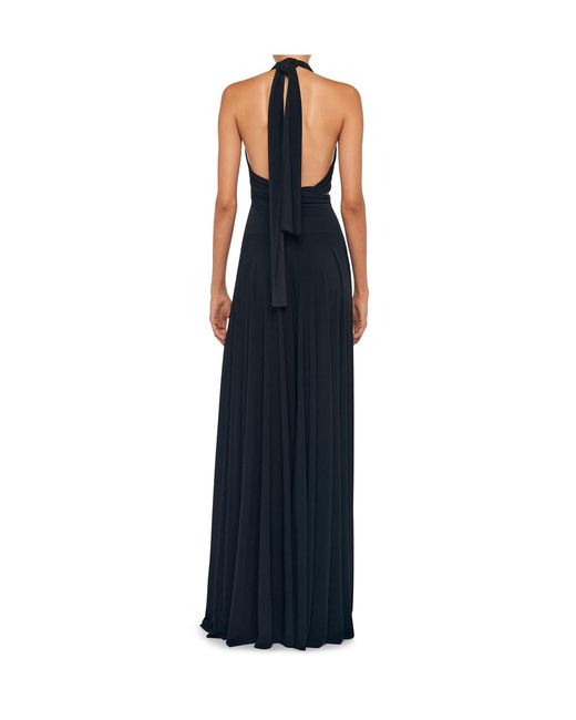 Norma Kamali Black Convertible Evening Dress