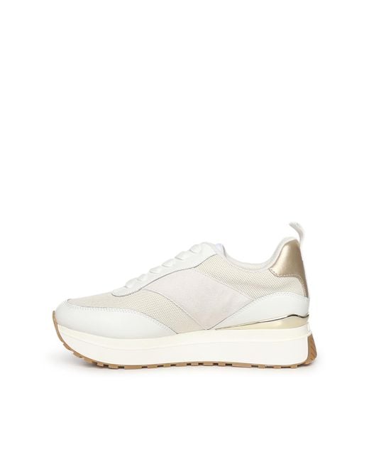 Liu Jo White Platform Logo Low-Top Sneakers