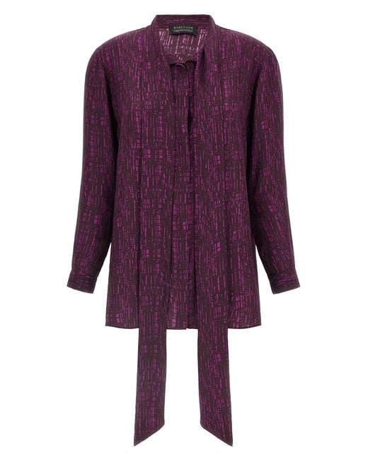 Gianluca Capannolo Purple Katherine Shirt