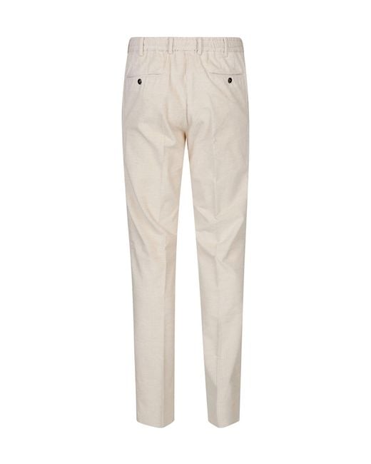 Pt Pantaloni Gray Pt Torino Straight-Leg Corduroy Pants for men