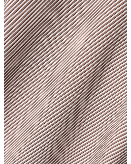 Agolde Gray Striped Button-Down Shirt