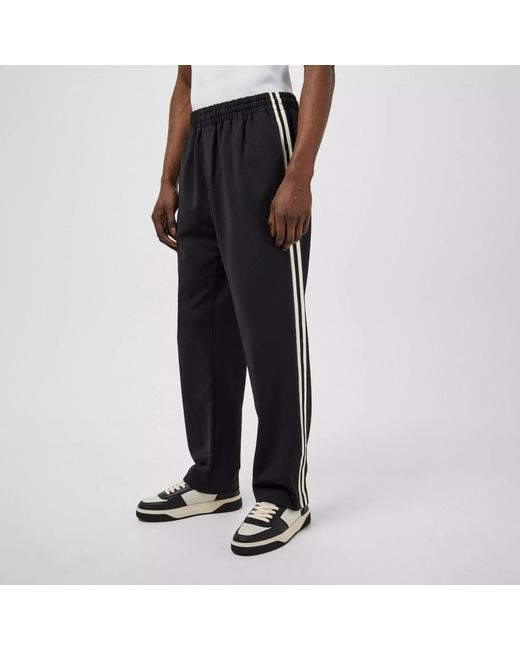 Represent Black Stripe Track Pants for men