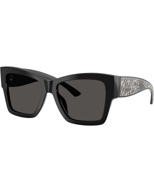 Dolce & Gabbana Black Square-Frame Sunglasses