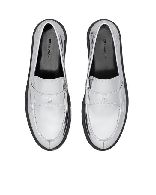 Tory Burch White Flat Shoes