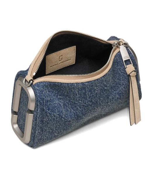 Marc Jacobs Blue The Denim Snapshot Shoulder Bag