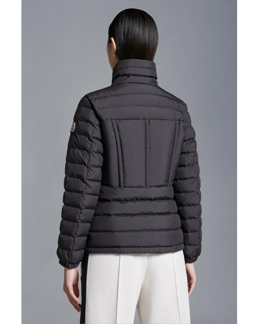 Moncler Gray High Neck Quilted Jacket