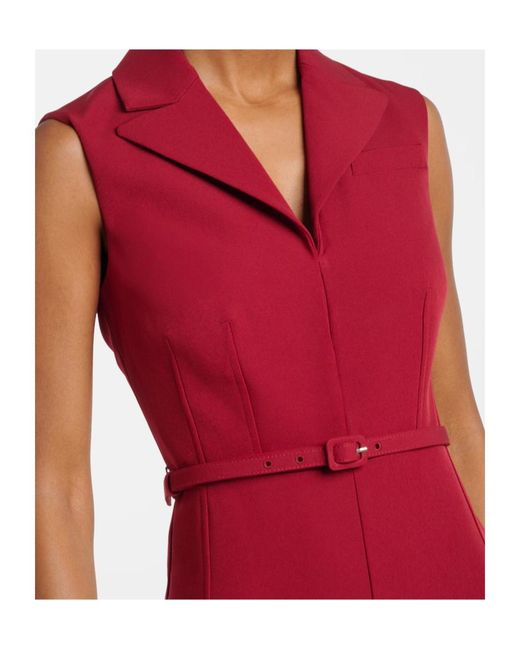 Roland Mouret Red Sleeveless Dress
