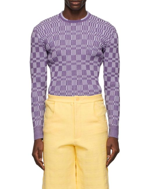 Jacquemus Natural Knitted Pullover for men