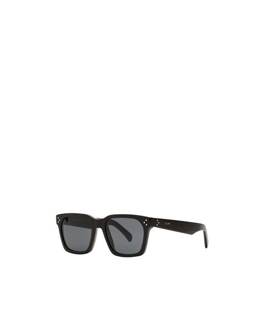 Céline White Wayfarer-Style Sunglasses