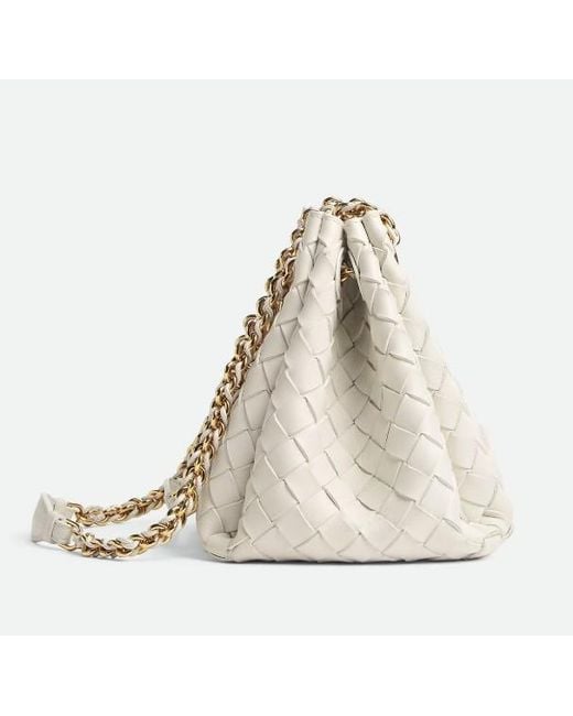 Bottega Veneta Natural Leather Parachute Shoulder Bag
