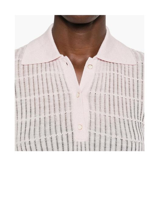 Max Mara White Short-Sleeved Knitwear