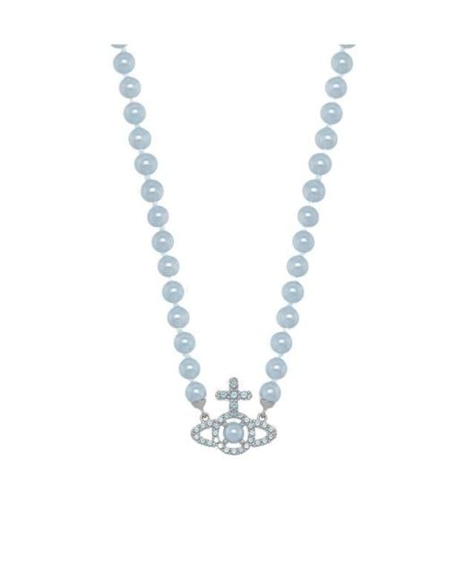 Vivienne Westwood Metallic Orb Pendant Embellished Necklace