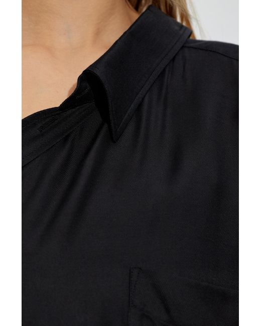 Moschino Black One-Shoulder Asymmetric Maxi Dress