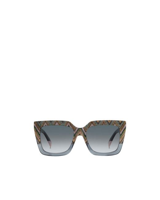Missoni Multicolor Logo Detail Sunglasses