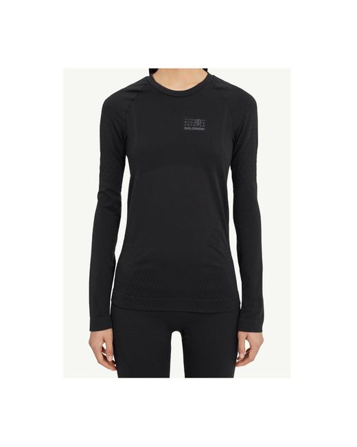 MM6 MAISON MARGIELA X SALOMON Black Mm6 X Salomon Baselayer Top