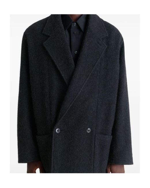 Lemaire Black Felted Jacket for men