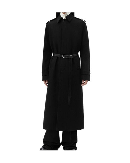 Ann Demeulemeester Black Wilmer Coat for men