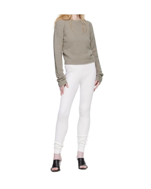 Rier White Long-Sleeved Sweater