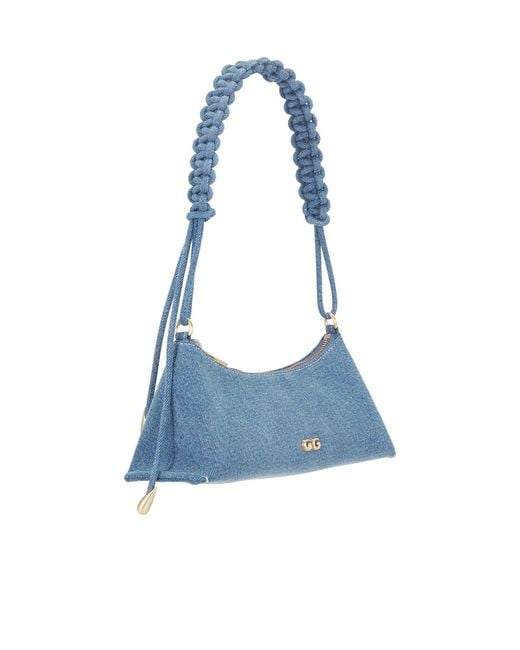 Cult Gaia Blue Osa Shoulder Bag