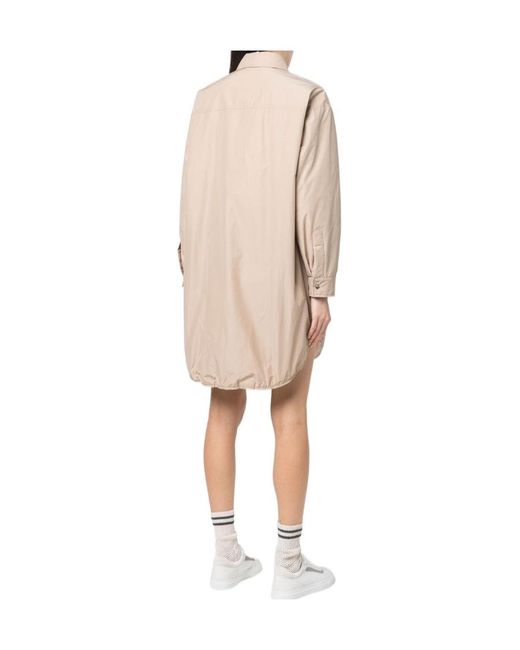 Brunello Cucinelli Natural Water-Resistant Long-Sleeved Shirt