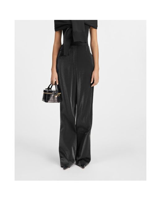 Jacquemus Black Le Pantalon Cubo Fluid Pants