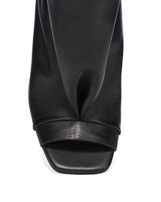 Rick Owens Black High-Heeled Sandals